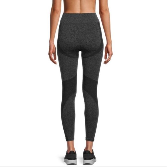 Chloe Ting Women's Seamless Marl Colorblocked Black Leggings size Medium - Picture 3 of 10